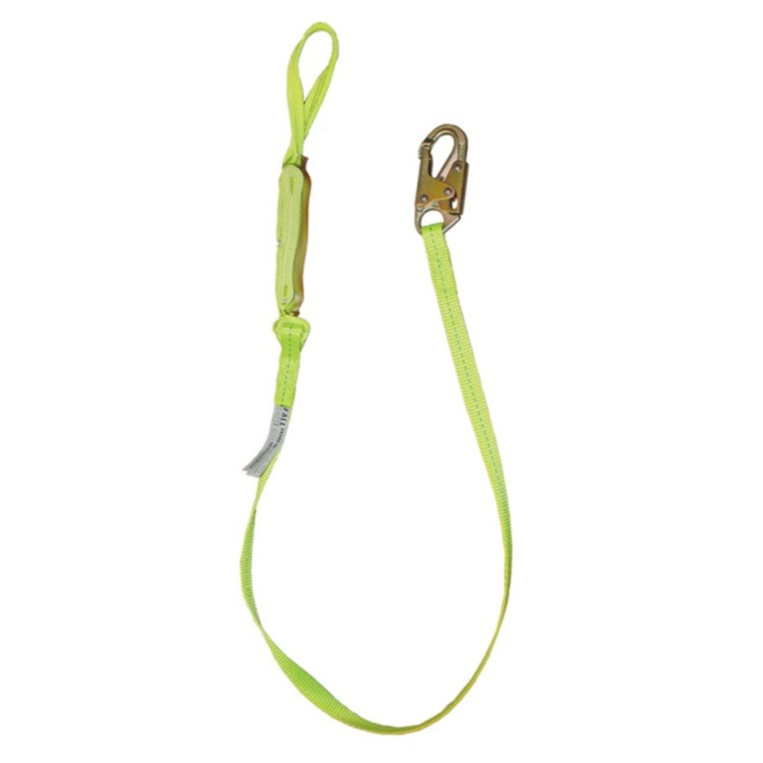 Safewaze 6' Energy Absorbing Lanyard; Arc Flash Webbing, Soft Eye ...